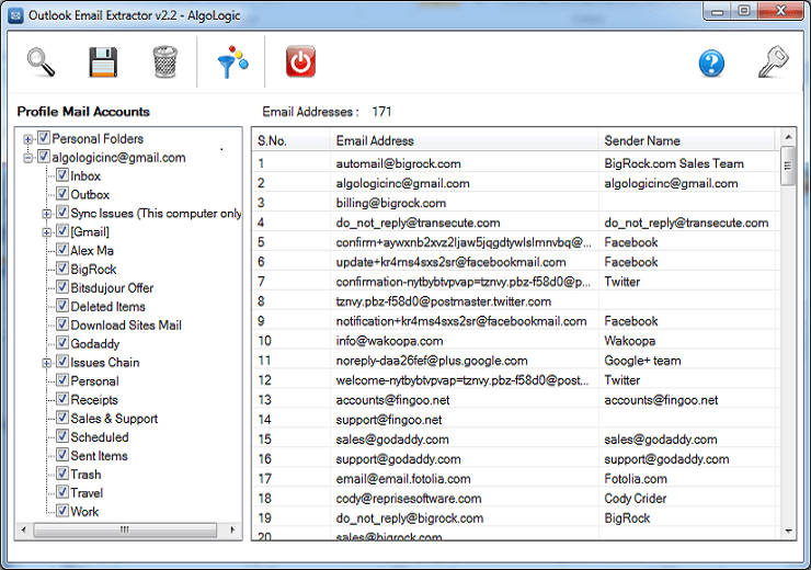 web email address extractor